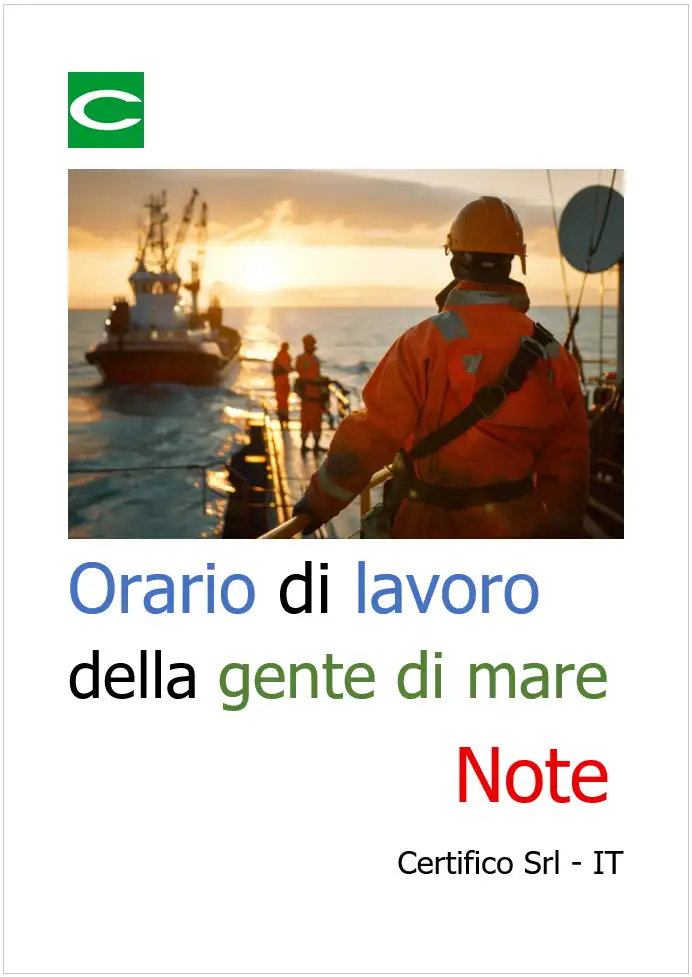 Orario di lavoro della gente di mare 